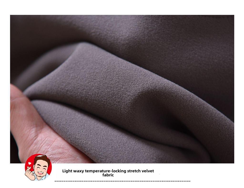 Jungen Warmes Winter-Halbrollkragen-Shirt mit Deutschem Samt