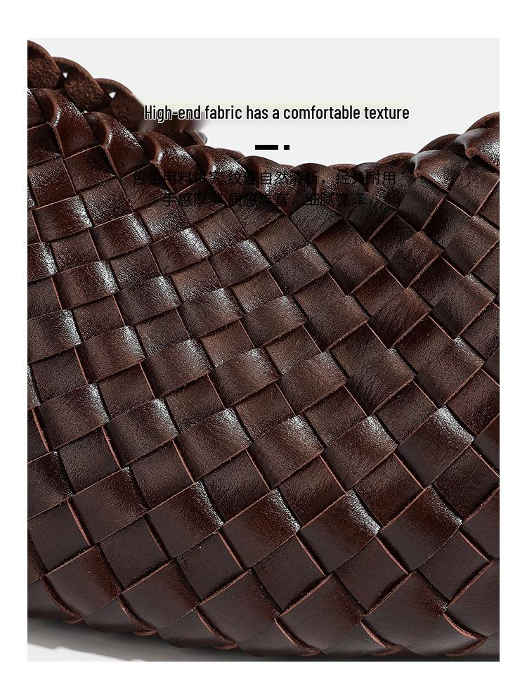 Borsa a Spalla Intrecciata Versatile Fatta a Mano Estate 2026 - Stile Resort Francese per Donna