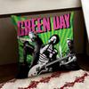 DGreen Day Band Cushion Cover Reversible Soft Durable Pillow Cover Home  Car MultiScene Use for Daily Comfort