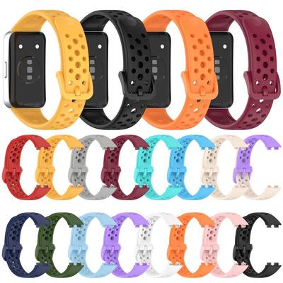 Breathable Silicone Watch Strap Wristband Watchband New Bracelet for Huawei Band 9/8