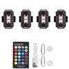 7 Color Motorcycle Warning Light RGB Motorcycle Signal Light LED Strobe Light  Night Flying
