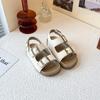 Kids Cork Footbed Sandals Summer Breathable Open Toe Beach Slides Boys Girls Comfortable Casual Shoes
