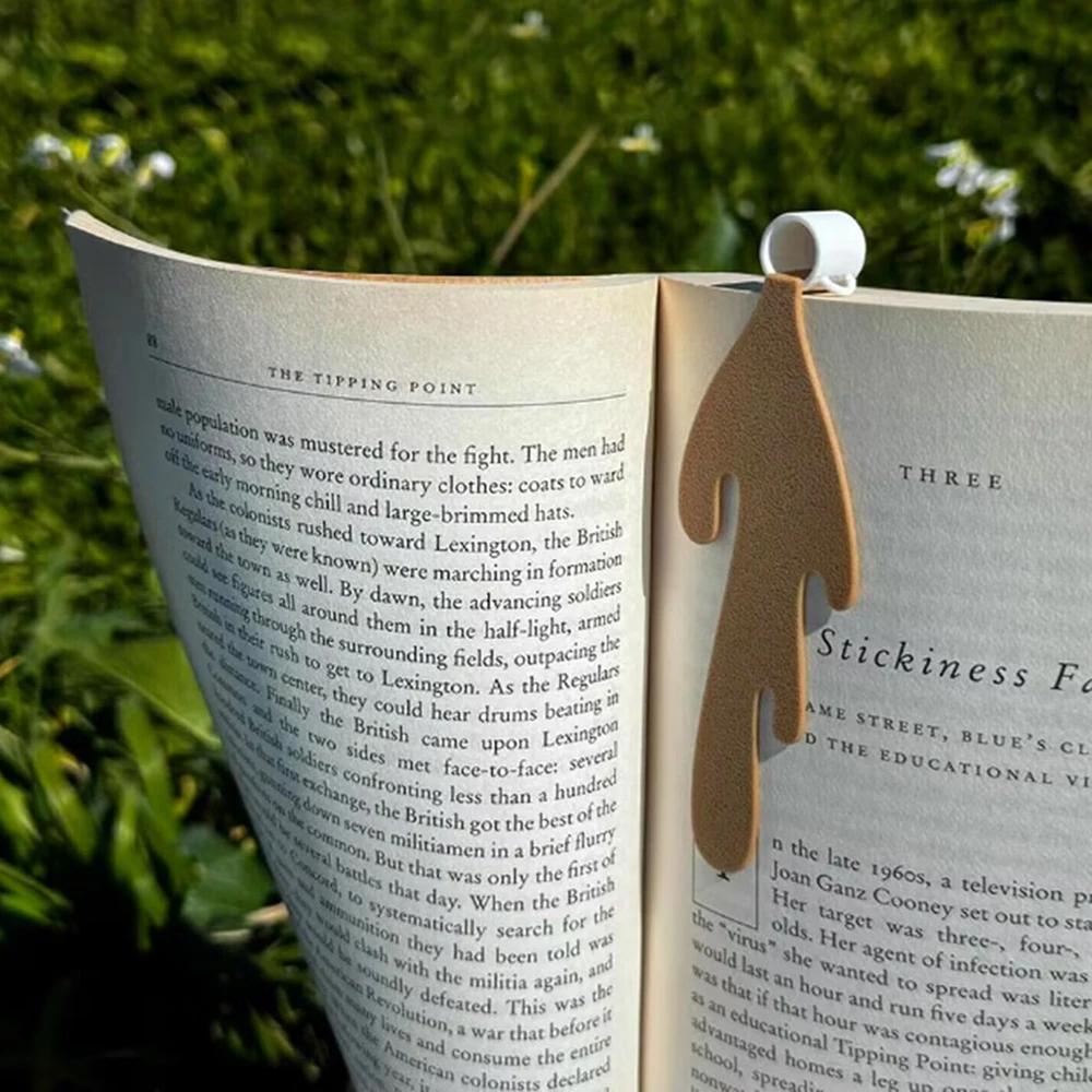 1 Piece Bookmarks Creativity Coffee Bookmark Book Mark Workspace School Supplies Playful Present Creative Playful Bookmark Stationery