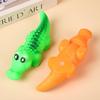 Quietschendes Gummi-Krokodil Hundespielzeug - Langlebiges Kau- und Spiel-Haustierspielzeug für Hunde, Lustiges Tierdesign für interaktive Spiele