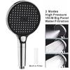 15CM Big Panel High Pressure Shower Head With Filter 3 Modes Large Flow Spray Nozzle Rainfall Shower Faucet Bathroom Accessories