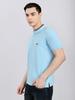 MONTE CARLO Men Smart Fit Sky Tshirt
