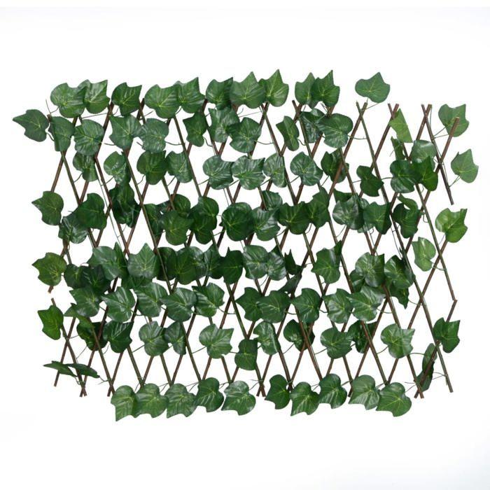 VidaXL Treillis de Feuille de Vigne Artificiel Extensible, Écran de Clôture, Brise-vue d’Intimité, Décoration de Jardin 366582