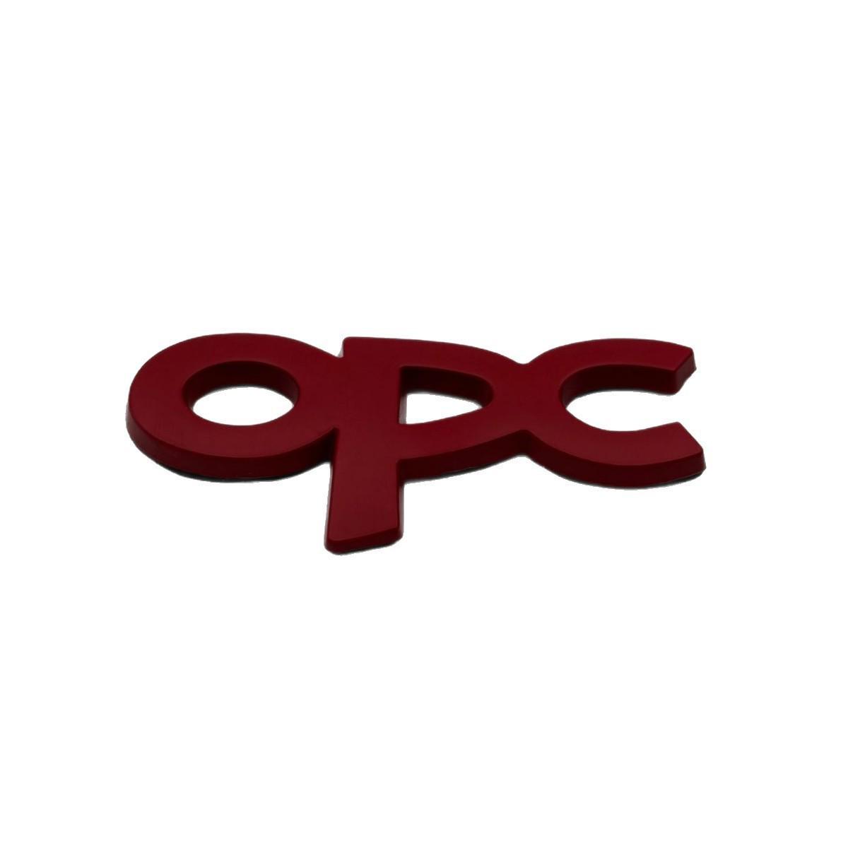 Металлическая автомобильная наклейка OPC для моделей Buick Regal и Opel красный
