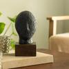 Calm Face Ecomix Sculpture 19 Cm Tall, Home Décor Showpiece Figurine for Living Room & Office, Modern Asthetic Tabletop Decorative Accent
