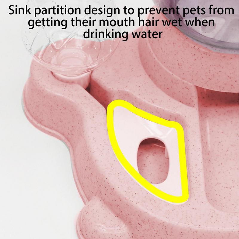 Large Capacity Pet Feeder Bowls Automatic Water Dispenser Push-Type Dog Treat Puzzle Slow Feeder Enrichment Pet Supplies