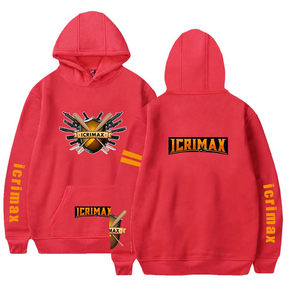 

Толстовки Icrimax с капюшоном, осенние, с длинным рукавом, унисекс, пуловеры Harajuku, уличная одежда, графическая одежда, толстовка XS