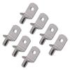 25Pcs L-Shaped Shelf Support Rust-Resistant Brackets Fit Standard Shelf Holes for Home Office Use Shelving Brackets
