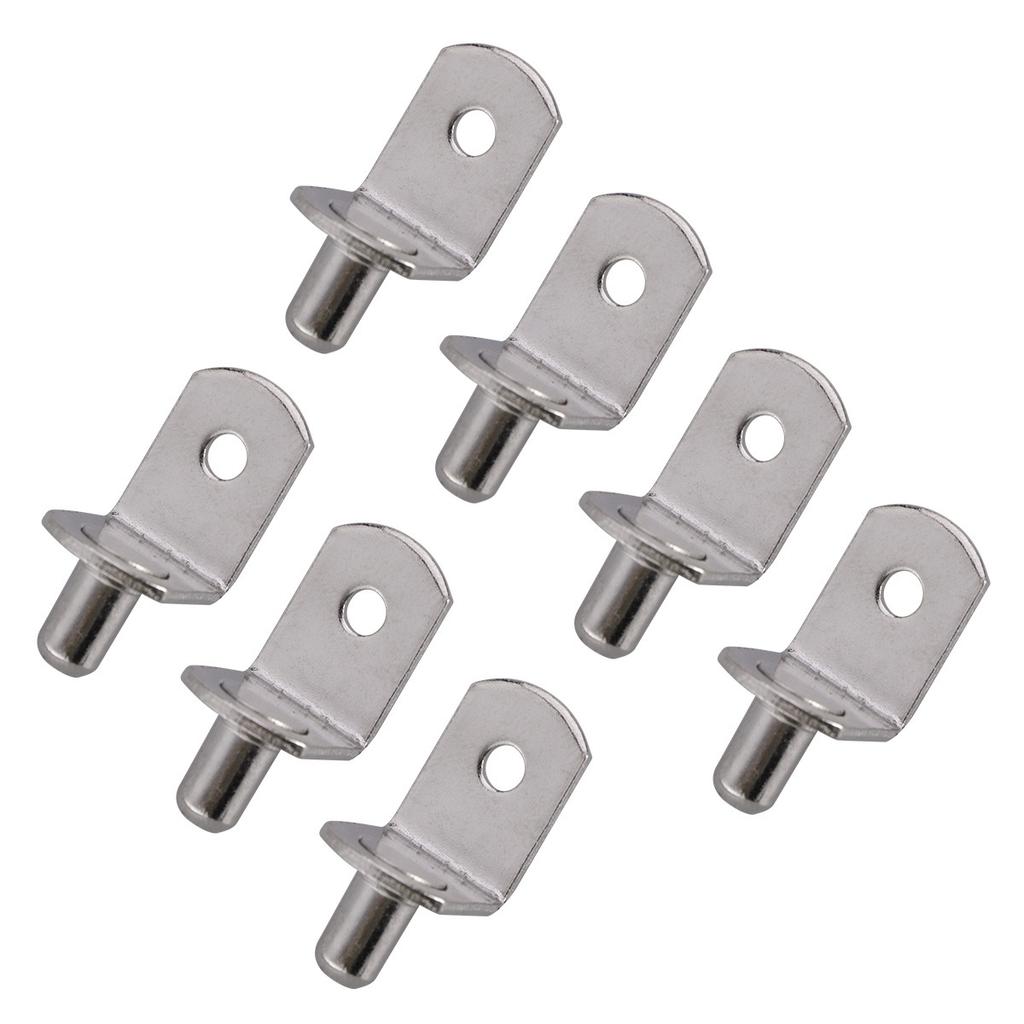 25Pcs L-Shaped Shelf Support Rust-Resistant Brackets Fit Standard Shelf Holes for Home Office Use Shelving Brackets