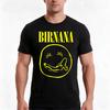 Birnana (Yellow) TShirt Summer Casual Cotton Tee Oversized Streetwear Tops Vintage Graphic Print Loose Fit Short Sleeve