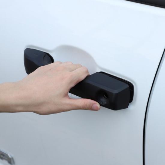 Matte Black Exterior Outer Side Door Handle Cover Trim For Toyota Tundra +