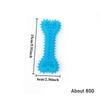 Bite Resistant Dog Chew Toy for Small Dogs Durable Soft Rubber Bone Shape Puppy Teething Toy for Aggressive Chewers Training