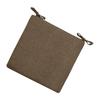 Italian Fabric Chair Seat Cushions Thick Foam Seat Pad Removable Cover Secure Ties For Indoor Outdoor Use