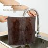Thick, Absorbent Waffle Pattern Cleaning Cloth - Durable Kitchen Scouring Pad & Glass Wipe Towel