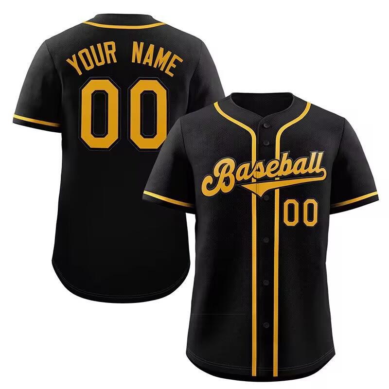 Unisex Quick-Dry Baseball Jersey Short Sleeve Open Front Top Sports Cycling Team Activities