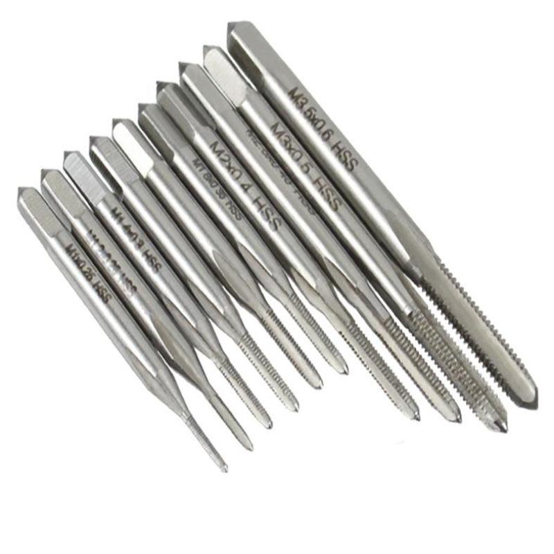 10Pcs Mini M1 To M3.5 Machine Hand Tap Thread Wire Tapping Threading Taps For Machining Nuts Or Other Common Thread
