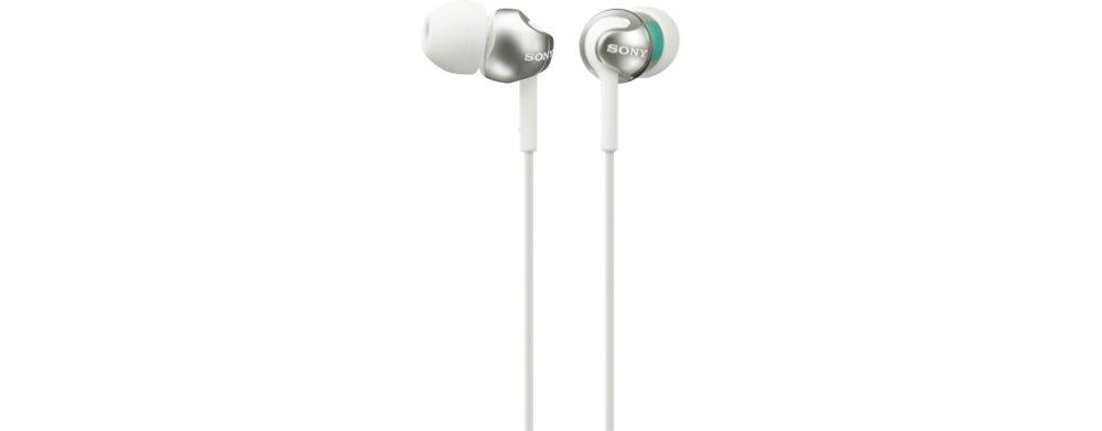 SONY In-Ear Headphones, White, MDR-EX110LP/W