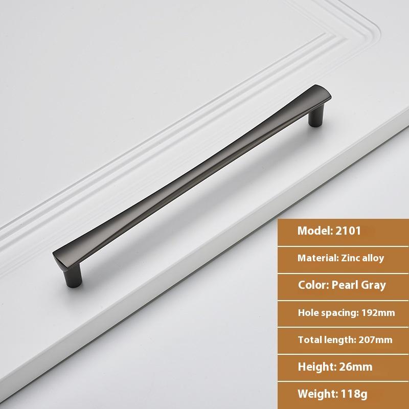 Black Minimalist European Style Cabinet Door Handle Single Hole Drawer Pulls Furniture Hardware Accessory