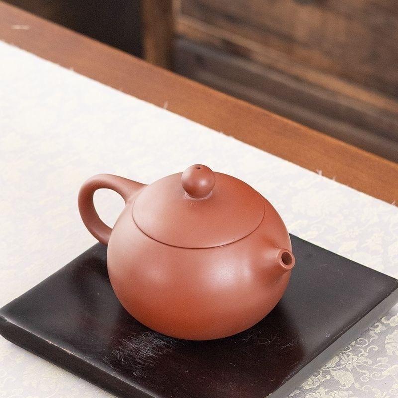 150ml Yixing Purple Clay Teapot Ball Shaped Xishi Tea Pot Kettle Zisha Could Brew Dahongpao Pu Er Longjing Tieguanyin Tea Set