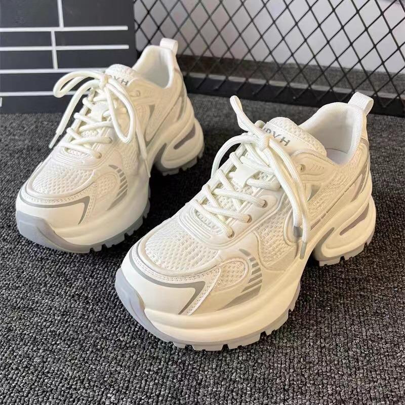 New Thick-soled Dad Shoes for Women Versatile and Breathable Sports Shoes Light and Casual Shoes