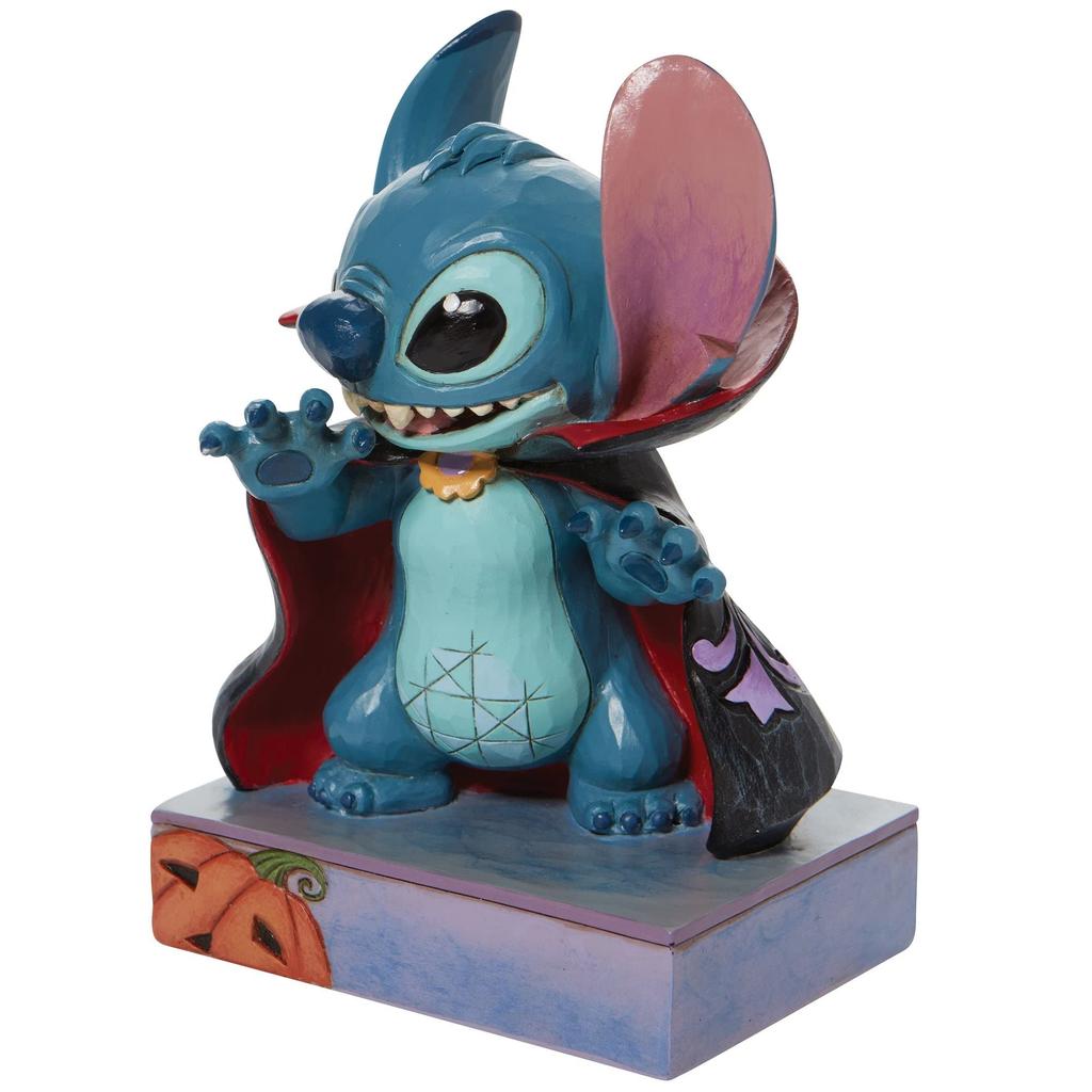 Enesco Jim Shore Disney Traditional Halloween Lilo Stitch Vampire Figure Inch Multicolor & 6.375