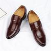 Neuer Kubanischer Modedesigner Slip-on Loafer Herren Spitz Schwarz Braun Hochzeit Erhöhungsschuhe Formelle Kleidung Schuhe Zapatos Hombre