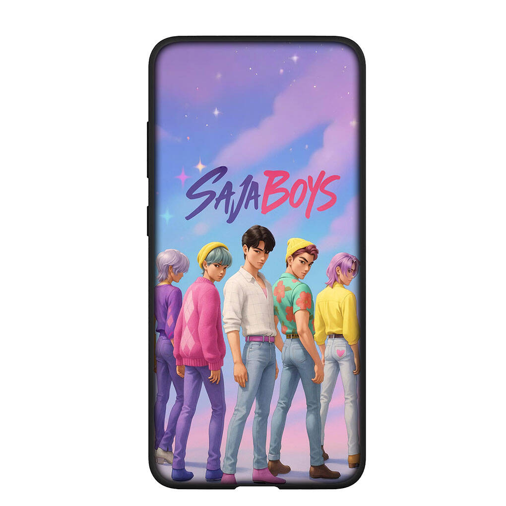 Phone Case for Samsung Galaxy S25 S23 S22 S24 Ultra FE A05 A06 A15 A16 A36 A37 A35 A54 A55 A56 A57 A25 A26 A53 A17 Jinu KPop Saja Demons Hunters Boys
