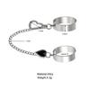 Accessori per gioielli vintage vuoti liquidi da donna con pietra preziosa irregolare estetica ragazza cava pietra rossa