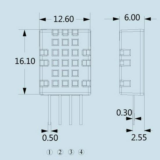 Digital Temperature and Humidity Sensor DHT11/Transmitter/Probe