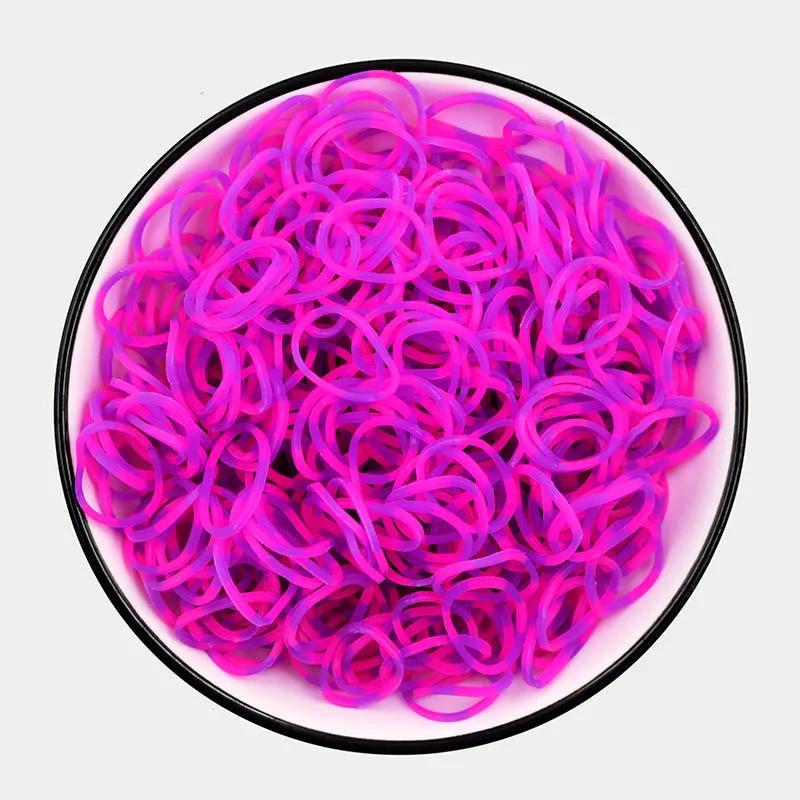600pcs DIY Toys Rubber Bands Loom Set Kid DIY Bracelet Silicone Rubber Bands Elastic Weave Loom Bands Toy for Kids Goods