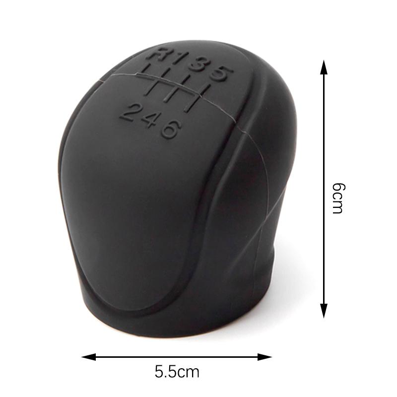 1Pc Manual 6-Speed Car Interior Accessories Car Silicone Gear Shift Knob Cover Gear Shift Non-Slip Grip Handle Protective Covers