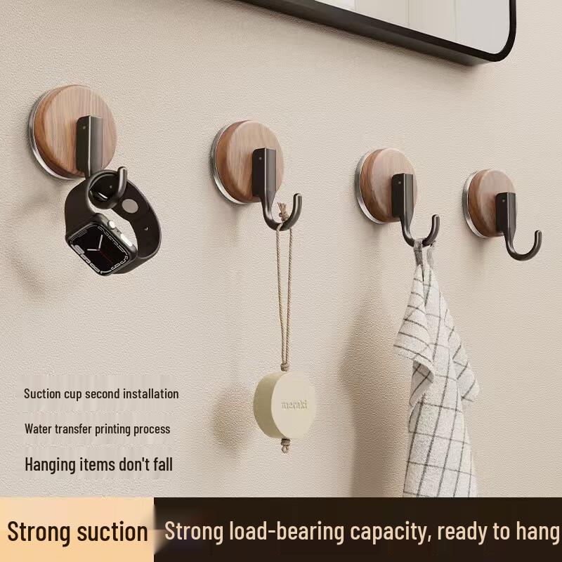 Fumate Vintage Style Adhesive Suction Hooks & Handles, 9-Pack