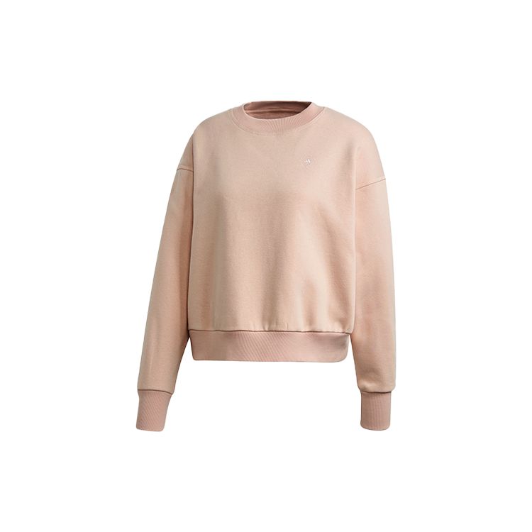 

Adidas X Stella McCartney Collaboration Logo Short Sports Crewneck Sweatshirt Women Sweatshirt Powder-Grey FU0719 S