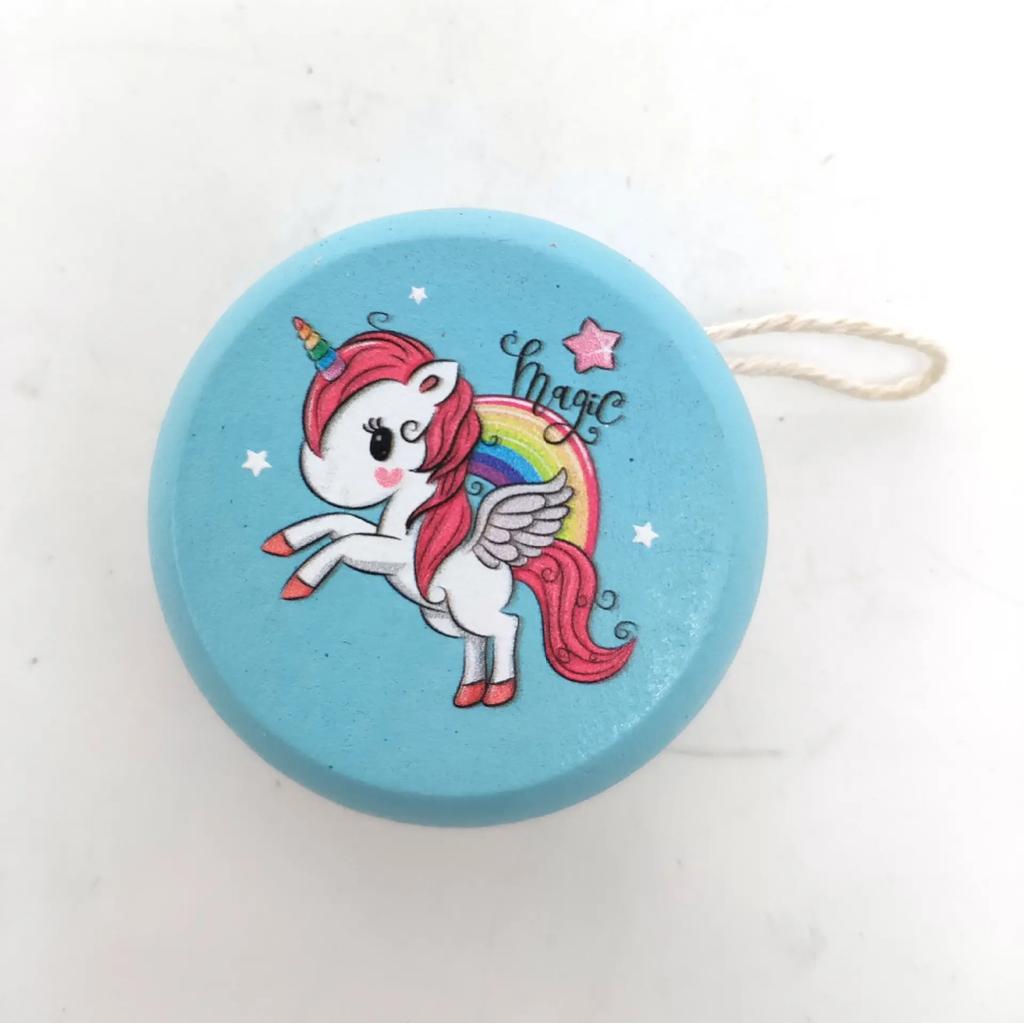 Children Yoyo Ball Cute Animal Prints Wooden Yoyo Toys Ladybug Toys Kids Yo-Yo Creative Toys for Children 5cm Wooden Yo Yo Ball