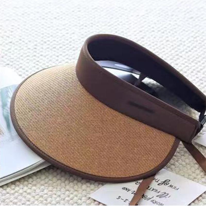 

Шляпа от солнца для женщин Новый стиль Защита всего лица УФ Темперамент На шнуровке Солнцезащитная шляпа для путешествий Adjustable