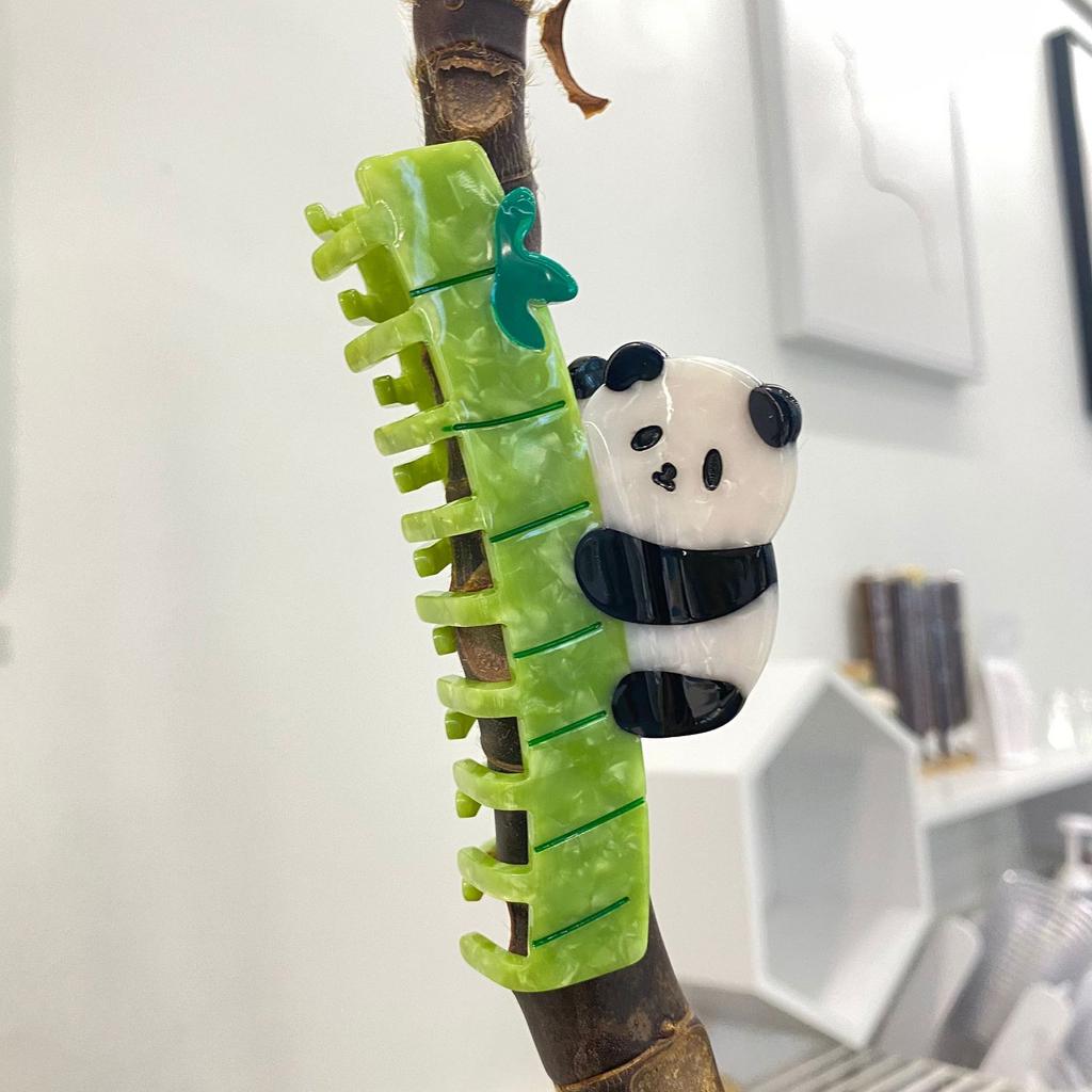 Panda Hair Claw Clip for Women Girl Lovely Animal Hairpins Jaw Clip Barrettes for Girls Ponytail Holder Hair Decoration