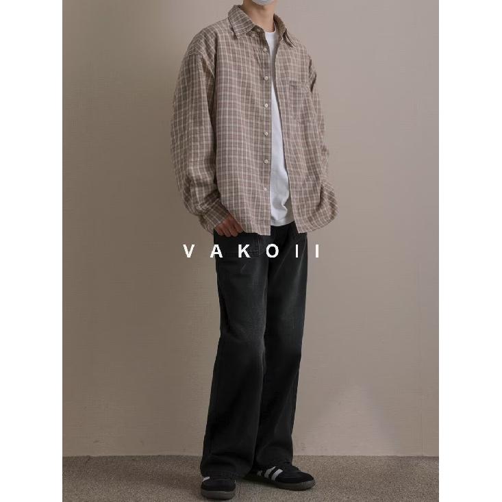 2024 Letter Long Sleeve Shirt Japanese Hong Kong Style Ins Loose Shirt Boys Summer Trendy Versatile Casual Coat