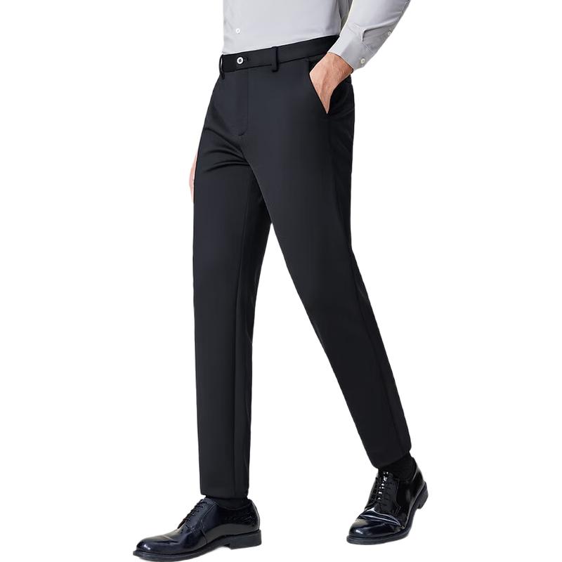 EMZ Erdos Men's Easy-Care Business Casual Warm Trousers