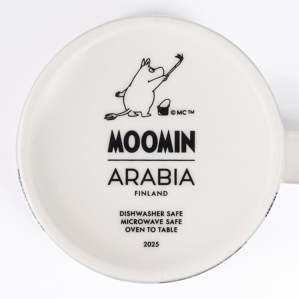 Arabia 2025 Summer Limited Edition Moomin Beach Scandinavian Finnish Ceramic Mug, 300ml, Collection, Day, 1076298, Western-style Tableware, Style,