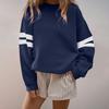Ladies' Fashionable Solid Color Long Sleeved Sweatshirt