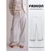 Za2024 Summer New Product Women's Clothes High Waist Slim Looking Curling Trousers Denim Loose Pants 6045043 250