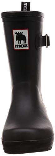 MOZ Women's Long Rain Boots, Black, Size 23.5-24.0 Cm, 2EKMR8418-BL-L