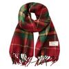 Christmas Plaid Scarf Women's New Winter Versatile Imitation Cashmere Shawl Thickened Warm Couple Fringed Scarf