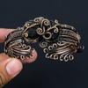 Black Tourmaline Pure Copper Wire Wrapped Handmade Jewelry Bangle Bracelet Adjustable For Her