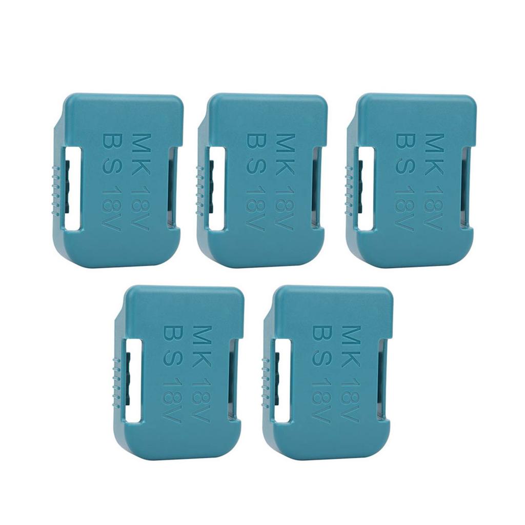 5Pcs Lithium Battery Storage Rack Shelf Bracket Belt Slot for   18V Fixing Devices