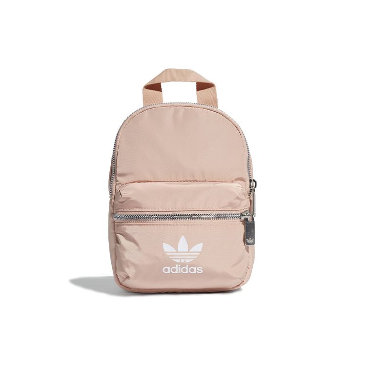 Adidas Originals Classic Mini Logo Sports Casual Backpack Unisex Backpack Pink ED5870 Mini